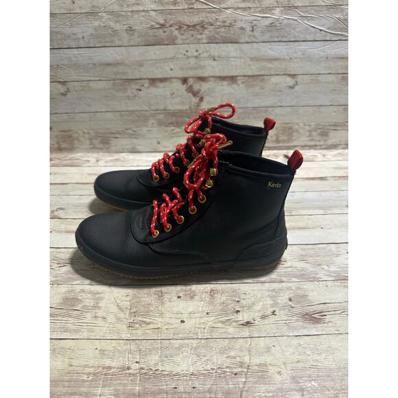 Keds Scout Boot II Women's Size 7M Black Water Resistant Canvas Bootie Lace-Up - Picture 4 of 8